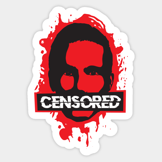 Free Speech Censored Man Sticker by Doodl